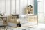 SMART-JAS Kinderbett mit Matratze 160x80 Kiefer
