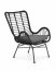 IKARO 2 l. кресло для отдыха чёрно-серое 