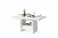 LEXUS 75 sz Extendable table transformer (white mat)