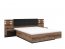 Kasel LOZ/180/A+W 180x200 Divguļamā gulta ar redelēm