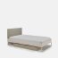 CHARLIE CH-25,120x200 Bed with drawer,beige desert sand/barista oak