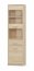Tips WIT 1D1W1S Glass-fronted cabinet,Sonoma