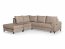 BRANDO L NAR Corner sofa with pouf