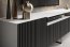 NOES WB RTV 200 cm TV-alus,Valge matt/Must matt