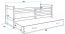 Riko II 190x90 Bed with two mattresses Graphite