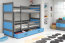 Riko II 190x80 Bunk bed with two mattresses Graphite