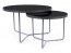 ITALIA Set of coffee tables 2pcs black