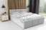 PANAMAX Upholstered ST-MET 140x200 Voodi (Valge)