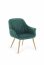ELEGANCE- 2 FOT Chair (green/gold)