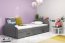 LIL- 1 Кровать детская с матрасом 200x90 графит