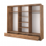 ArtiAR -01P Sliding door wardrobe with lighting and mirror 250cm