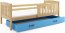 Cubus 1 Bed with mattress 190x90 pine