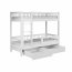 COEN 80x180 Bunk bed with mattress 