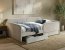 30129, 120x200,Bed with two drawers,beige