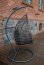 PIATTO LO.015.001 brown, patchy Hanging chair with cushions