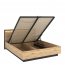 QUANT QA- QS-02(140) 140x200 Bett mit Bettzeugkasten,Beleuchtung
