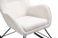 LIBERTO 3 Rocking chair white/black