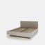 CHARLIE CH-24,160x200 Bed with box,beige desert sand/barista oak