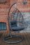 PIATTO LO.015.001 brown, patchy Hanging chair with cushions