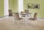 ALSTON Extendable dining table Beige/White