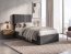 Taslan 90x200 Bett mit Bettzeugkasten (grau)