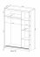 MAJA 2 LUS Graphite 130cm Liugustega kapp