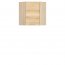 Modena MDF MD10/G60NW L/P 60/60 cm Corner wall cabinet with shelfs