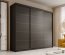 SW-AND-250 cm -BB Sliding wardrobe,Black matt