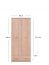 Top-Mix SZF 2D1S Kleiderschrank,Sonoma