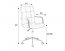 Biroja krēsls Q-022B Balts