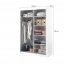 ArtiAR -04 White Liugustega kapp 150cm