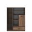Amber WIT_NIS_1D1W1S Glass-fronted cabinet