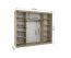 Antos 250 Black Schwebetürenschrank