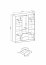 NELLY 3D Riidekapp (nut/black lamella)