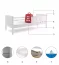 Cubus 1 Lastevoodi 160x80 valge (ei pesukast)