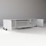 NOES W RTV 200 cm TV-alus,Valge matt