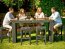 Garden furniture set GENIALE Table + 6 chairs