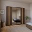 AMAO E Wardrobe with lighting,Oak Dunin