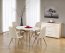 EDWARD (120-200) Extension table (white/honey oak)