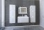 Furnitech Bathroom set IB2-17W-HG21-U80 Z UM white/white gloss