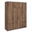 Amber SZF6D4S Wardrobe with 6 doors and 4 drawers