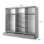 ArtiAR -01P Sliding door wardrobe with lighting and mirror 250cm