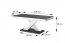 Xenon mini Coffee table (White/black gloss/Top black gloss)