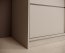 SW-SON-200 cm -KK Sliding wardrobe with mirror,Cashmere matt