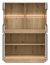 MILTON-ML 04 Vitrine,Cremona torro oak/grey matt
