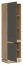 MILTON-ML 07 L/R Шкаф с полками,Cremona torro oak/grey matt