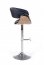H45 bar stool color: light oak/black