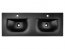 UM- SKY 1 BLACK MATT 120D DP (E-8099-120D) Waschbecken 120cm