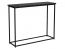 Console,marble effect/black matt
