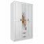 Kami-SZF 3d2s Rama Wardrobe with mirror,white